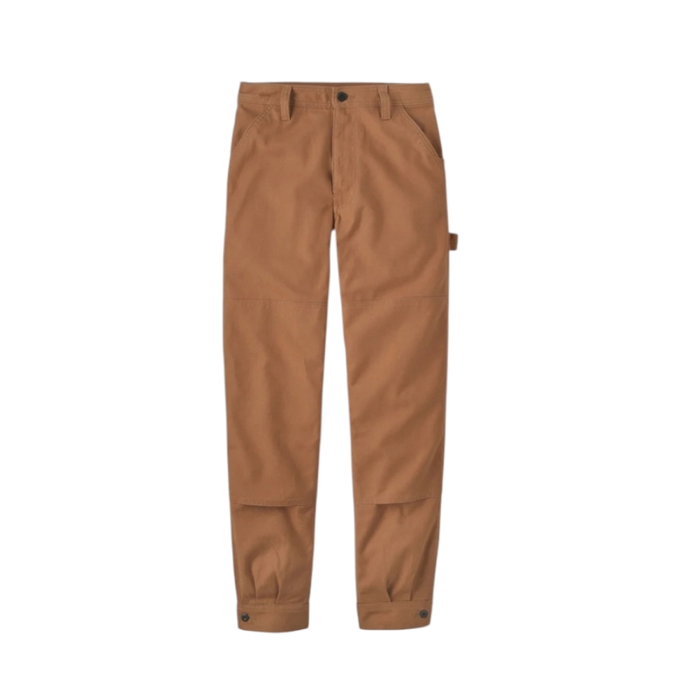 Patagonia All Seasons Canvas Double Knee Pants in Trip Brown Women's 8 NWT